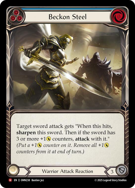 Beckon Steel (Blue) - Omens of the Third Age (OMN)