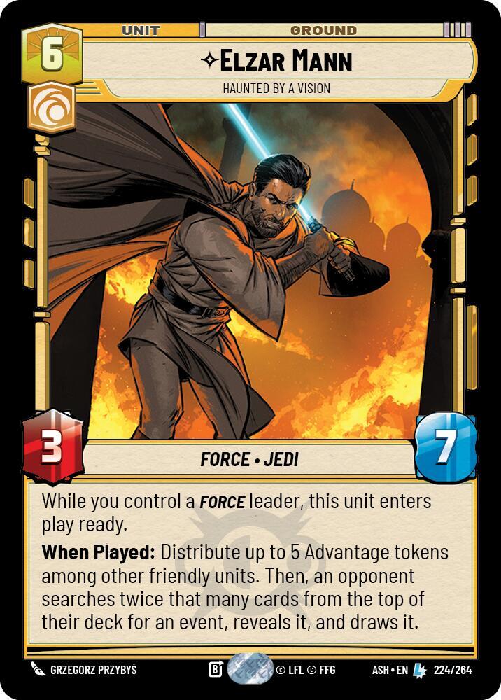Elzar Mann - Haunted by a Vision - Ashes of the Empire (ASH)